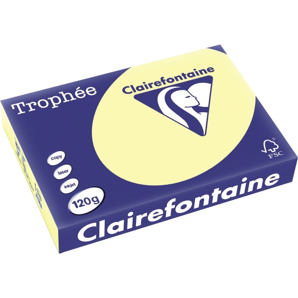 Clairefontaine Kopierpapier 1248C A4 120g gelb 250Bl.