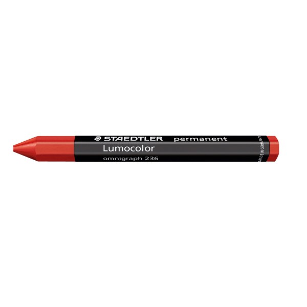 STAEDTLER Signierkreide Lumocolor permanent omnigraph 236-2 rot