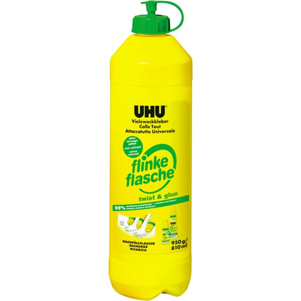 UHU Vielzweckkleber flinke flasche 46000 Nachfüllflasche 950g