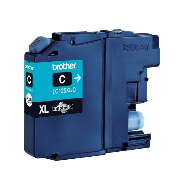 Brother Tintenpatrone LC125XLC 1.200Seiten cyan
