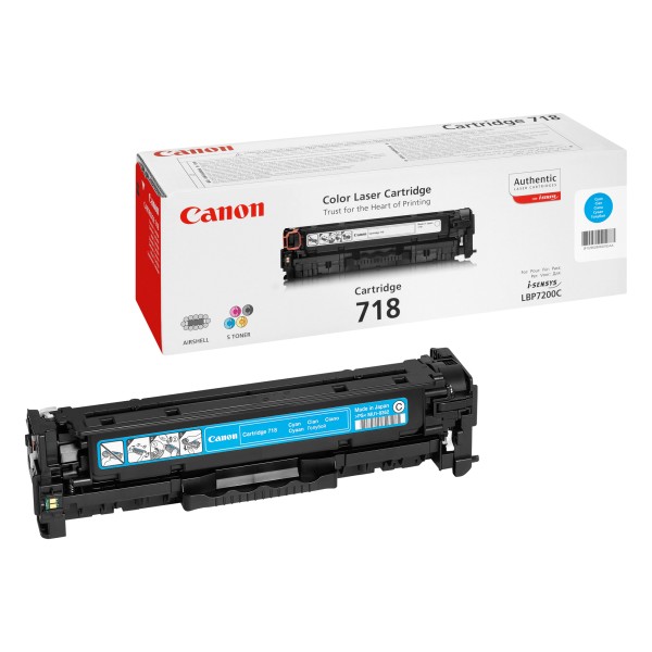 Canon Toner 2661B002 718 2.900 Seiten cyan