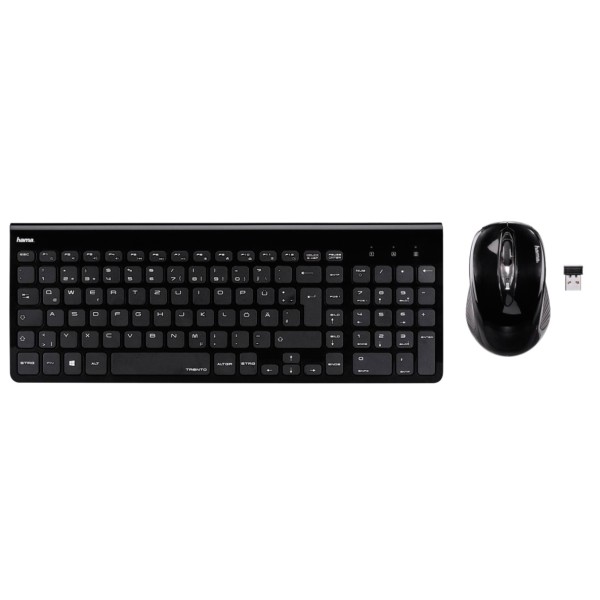 Hama Tastatur-/Maus-Set Trento 00182666 Funk schwarz