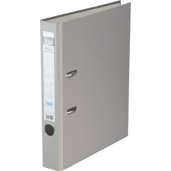 ELBA Ordner Rado brillant 100022608 schmal grau