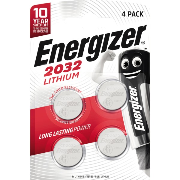 Energizer Lithium CR Zelle 2032 4 St./Pack.