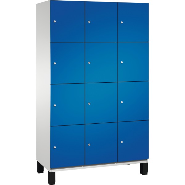 C+P Fächerschrank 4510332S10019 Füße 12Fächer B1200mm lgr/ebl