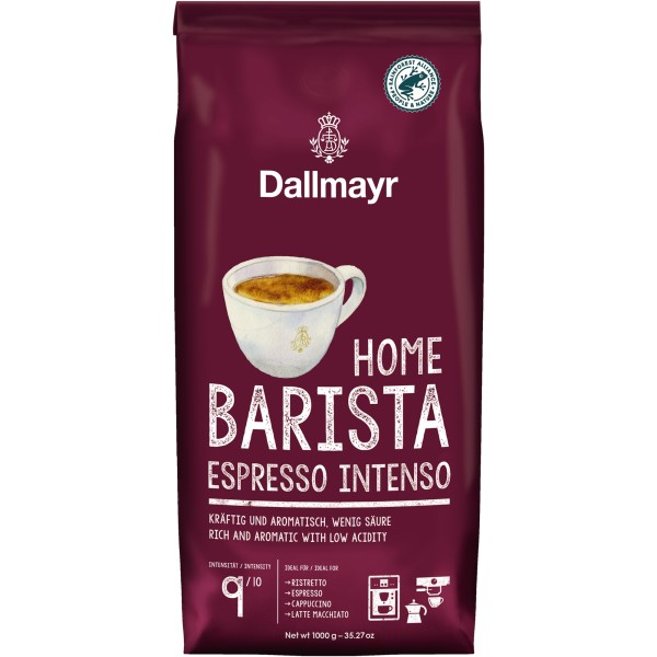Dallmayr Kaffee Home Barista Espresso intenso 118046 Bohne 1kg