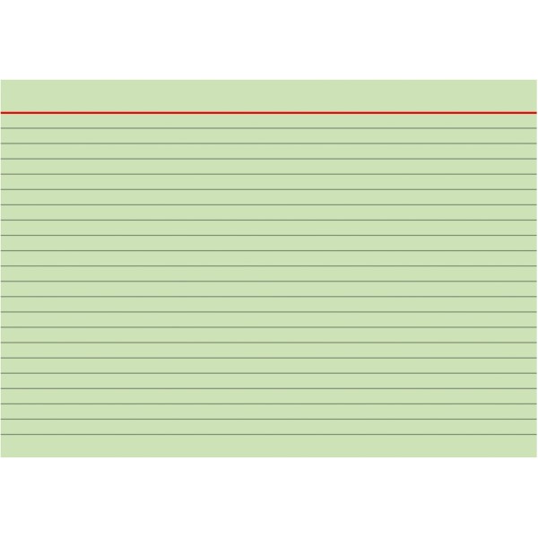 BRUNNEN Karteikarte 102250150 DIN A5 liniert gn 100 St./Pack.