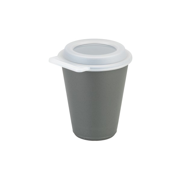 koziol Becher MOVE CUP 8139800 Deckel 300ml ash grey