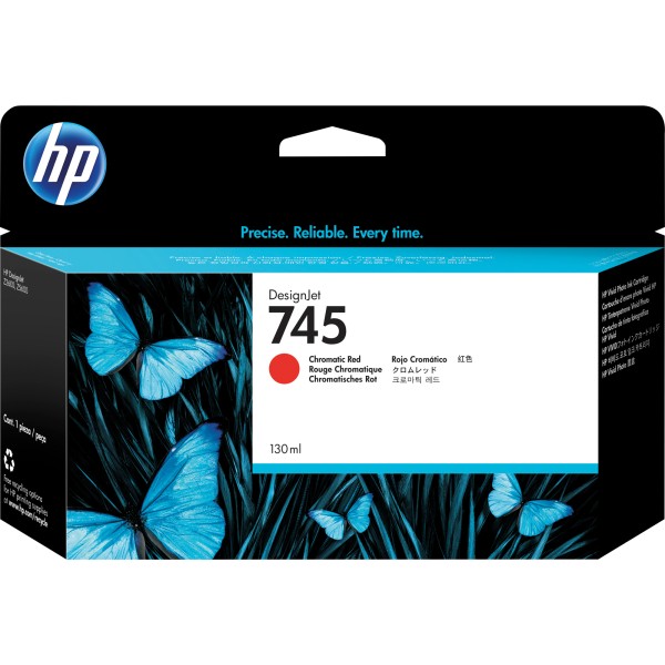 HP Tintenpatrone F9K00A Nr.745 130ml chromatic rot