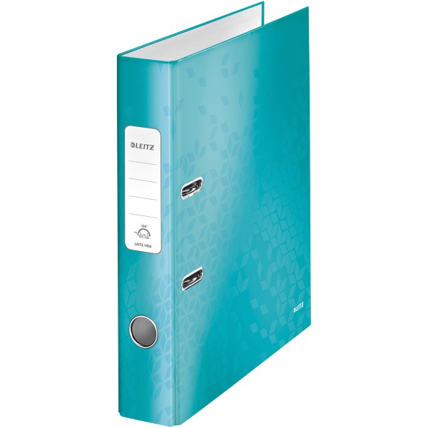 Leitz Ordner WOW 10060051 DIN A4 50mm Pappe eisblau