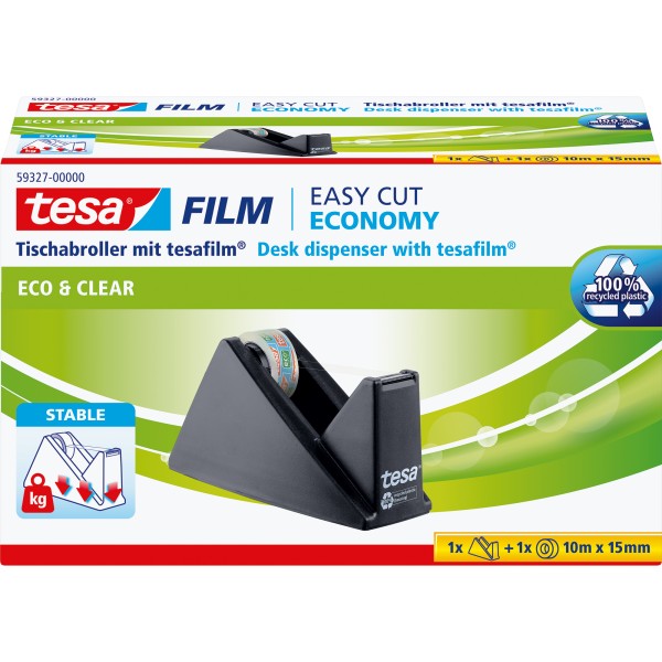 tesa Tischabroller ecoLogo 59327-00000 sw +tesafilm Eco&Clear