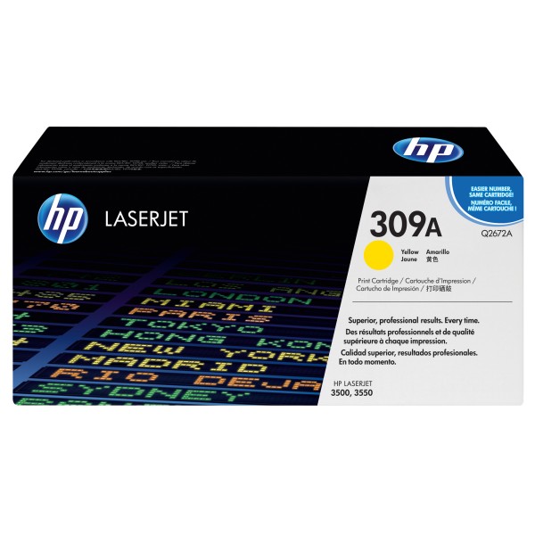 HP Toner Q2672A 309A 4.000Seiten gelb
