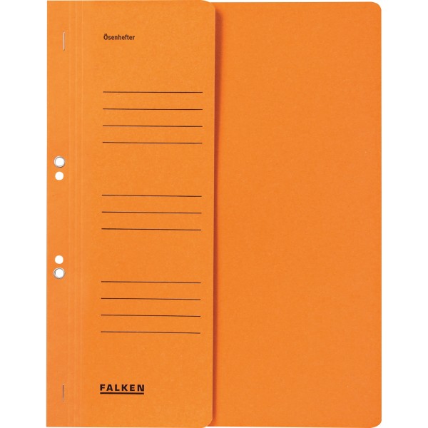 Falken Ösenhefter 80003874 DIN A4 250g/m² orange