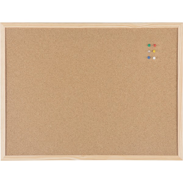 Bi-office Korktafel MC040012010 beidseitig Holzrahmen 60x45cm
