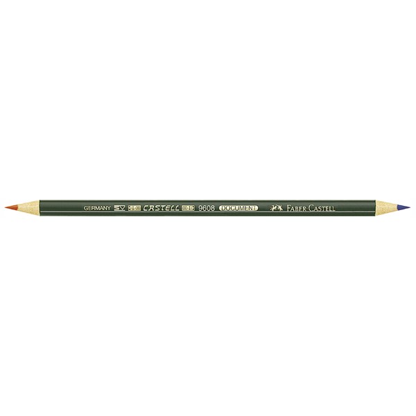 Faber-Castell Kopierstift CASTELL DOCUMENT 9608 119188 2mm rot/blau