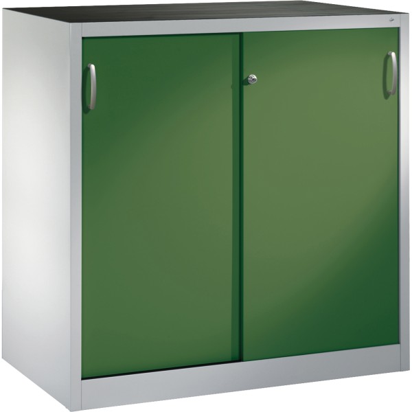 C+P Werkzeugschrank 206709S10021 Schiebetür 1200x1200x600mm lgr/rgn