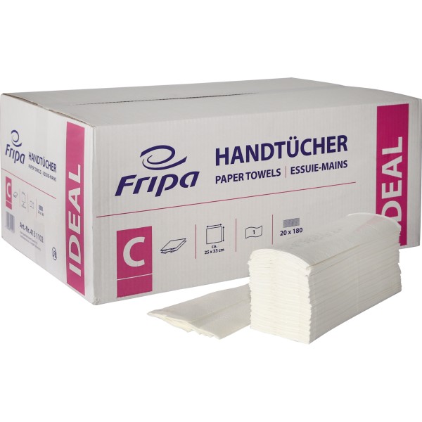 Fripa Papierhandtuch IDEAL 4131102 25x33cm 20x180Bl.