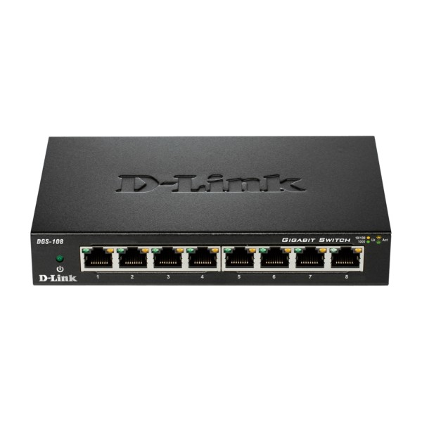 D-Link 8-Port Layer2 Gigabit Switch DGS-108/E