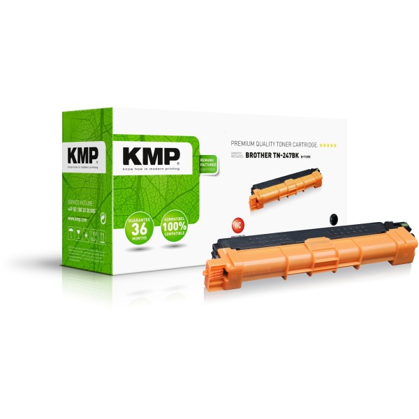 KMP Toner B-T109X 1268,3000 wie Brother TN-247BK schwarz