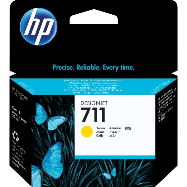 HP Tintenpatrone CZ132A 711 29ml gelb