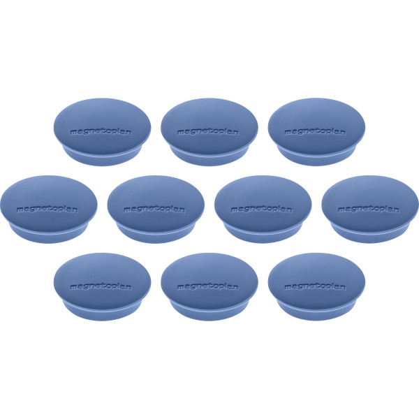 magnetoplan Magnet Discofix Junior 1662114 34mm dunkelblau 10St.