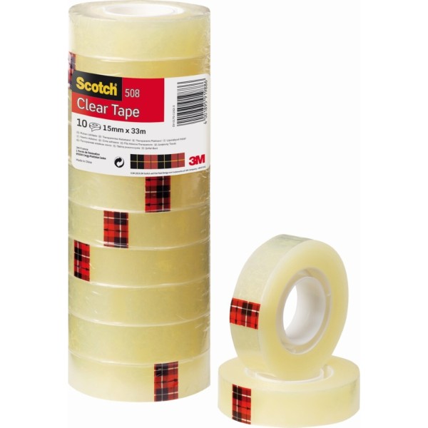Scotch Klebefilm 508 5081533 15mmx33m tr 10 St./Pack.