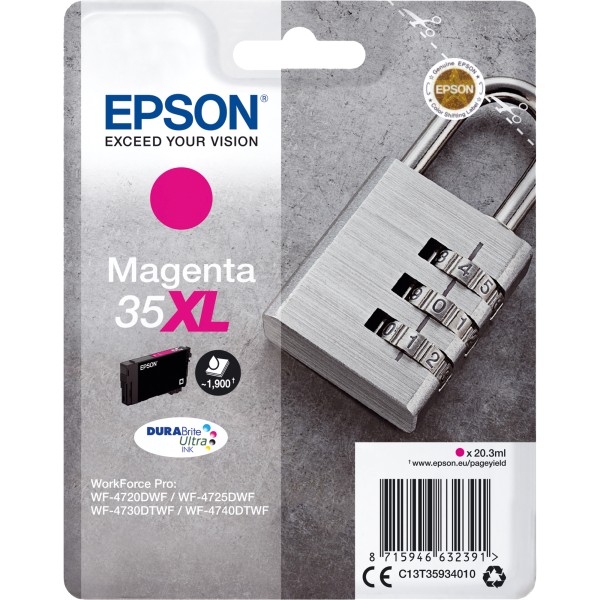Epson Tintenpatrone C13T35934010 35XL 20,3ml magenta