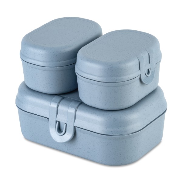 Koziol Lunchbox-Set Pascal Mini 7151716 blau