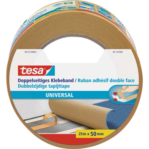 tesa Klebeband Universal 56172-00003 doppels. 50mmx25m