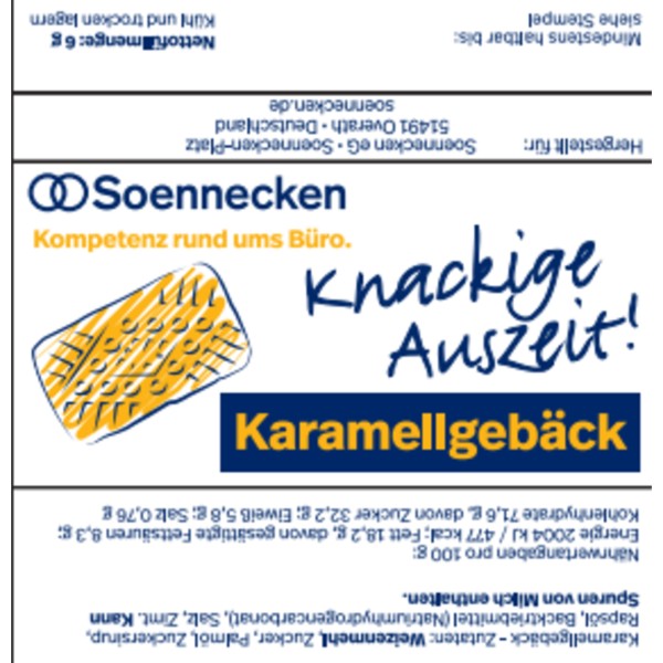 Soennecken Karamellgebäck 8275 6g 200St