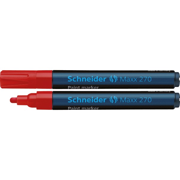 Schneider Lackmarker Maxx 270 127002 1-3mm Rundspitze rot