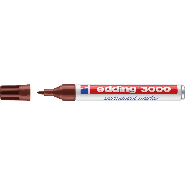 edding Permanentmarker 3000 4-3000007 1,5-3mm Rundspitze br