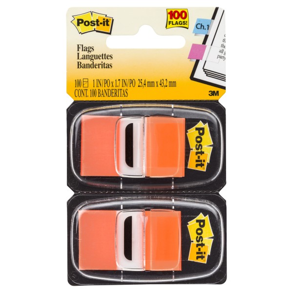 Post-it Haftstreifen Index Standard 680-OE2 50Blatt orange 2 St./Pack.