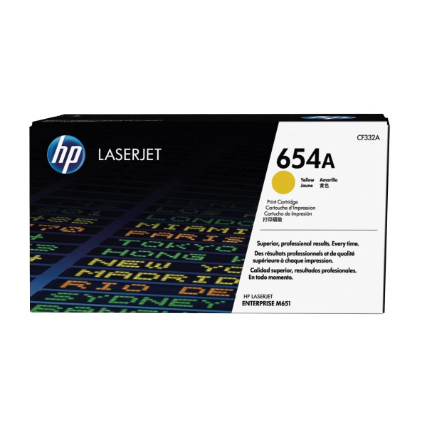 HP Toner CF332A 654A 15.000Seiten gelb