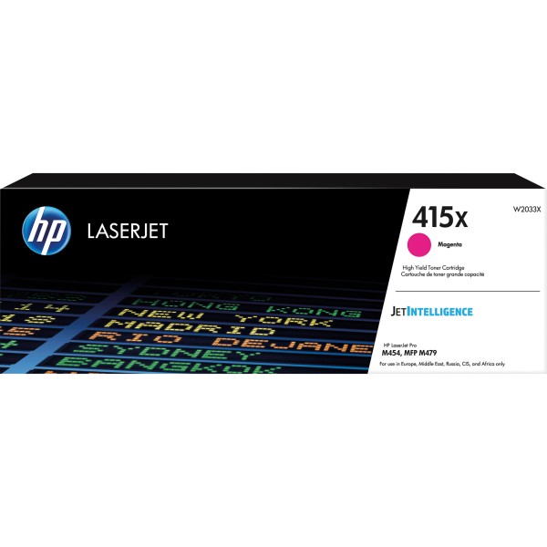 HP Toner W2033X 415X 6.000Seiten magenta