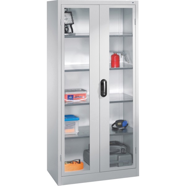 C+P Werkzeugschrank 8922055S10005 Fenstertür 1950x930x600mm lgr/lgr