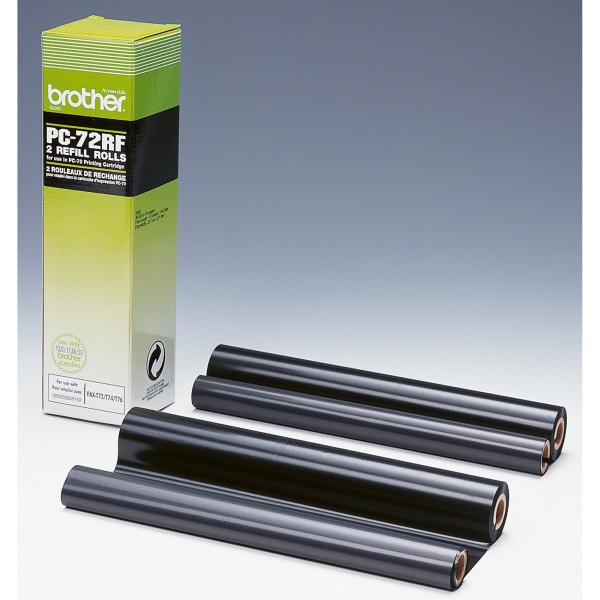 Brother Thermotransferrolle PC72RF schwarz 2 St./Pack.