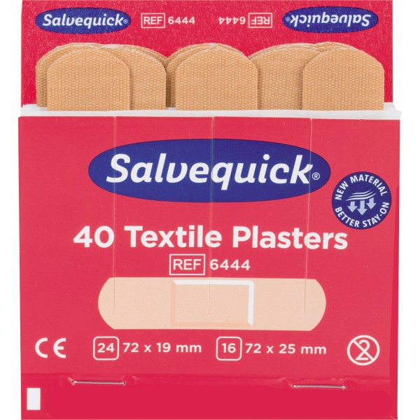 Salvequick Pflasterstrip Refill 6444 40 St./Pack.