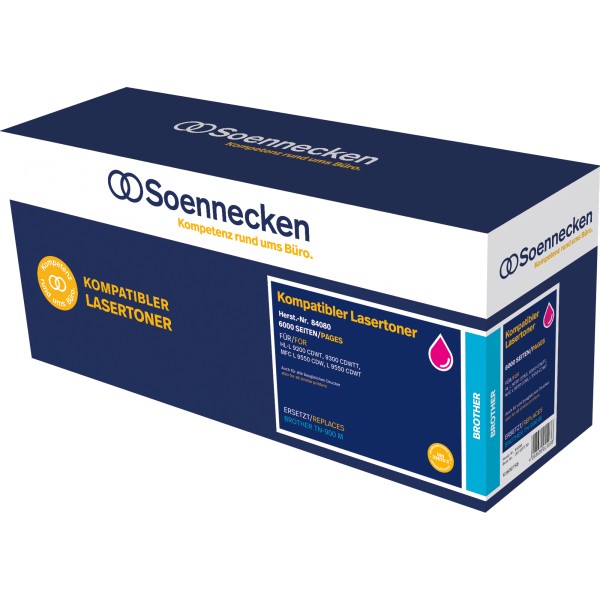 Soennecken Toner 84080 wie Brother TN900M magenta