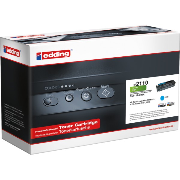 edding Toner 18-2110 wie HP CE411A cyan