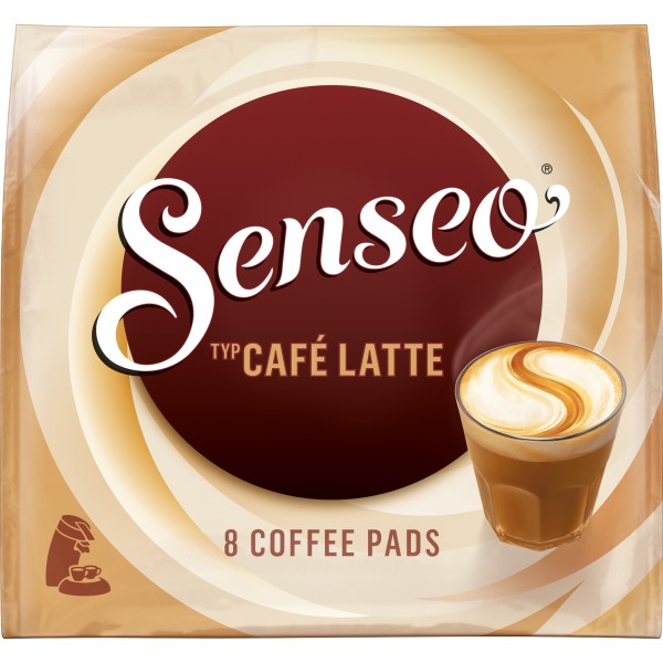 Senseo Kaffeepads Cafe Latte 4051016 8 St./Pack.