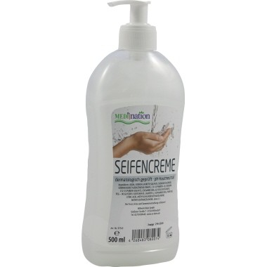 Medination Seifencreme 97543 mit Pumpe derm. getestet 500ml