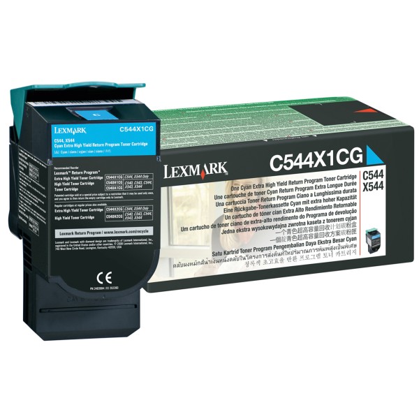 Lexmark Toner C544X1CG 4.000Seiten cyan