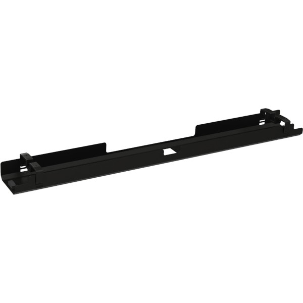 Kabelkanal horizontal beidseitig abklappbar für Tische B1800mm sw