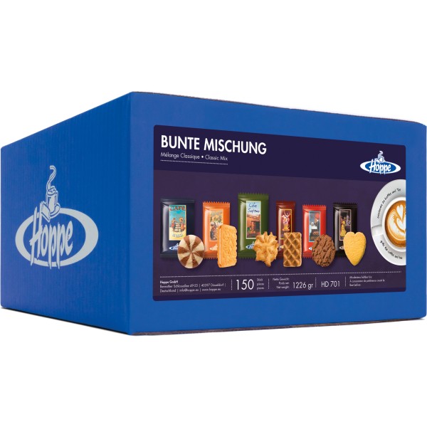 Hoppe Gebäck Bunte Mischung HD701 150 St./Pack.