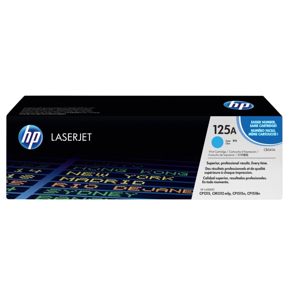 HP Toner CB541A 125A 1.400Seiten cyan