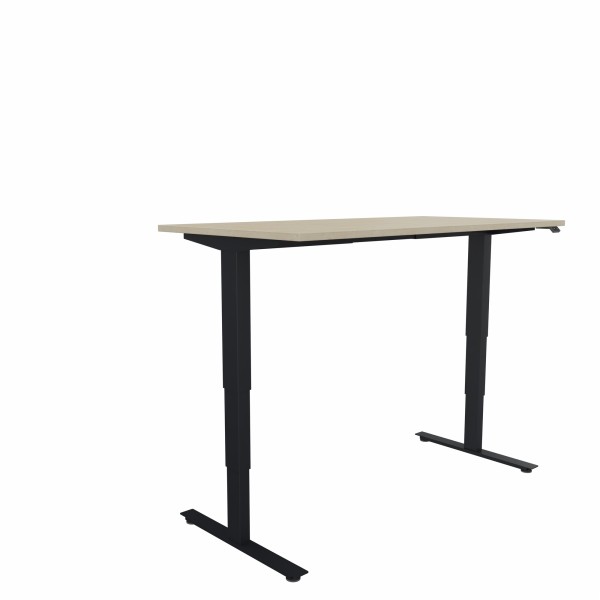 Sitz-/Stehtisch T-Kufe klappbar B1600xT800xH625-1285 an/Ahorn