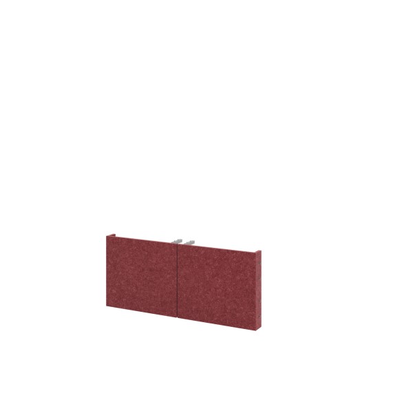 Hammerbacher Filztür FlexWall 80cm 1OH bordeaux 2St.