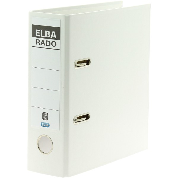 ELBA Ordner 100022642 rado plast A5 hoch 7,5cm PVC weiß