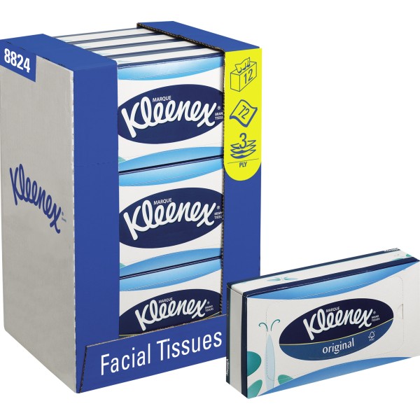 Kleenex Kosmetiktuch 8824 3lagig 12x72 St./Pack.